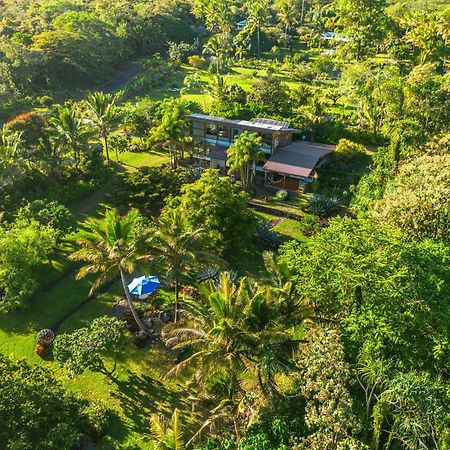 Jungle Haven Ocean Front Eco Villa On Fruit Farm Pahoa Exterior foto