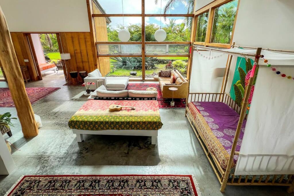 Jungle Haven Ocean Front Eco Villa On Fruit Farm Pahoa Exterior foto