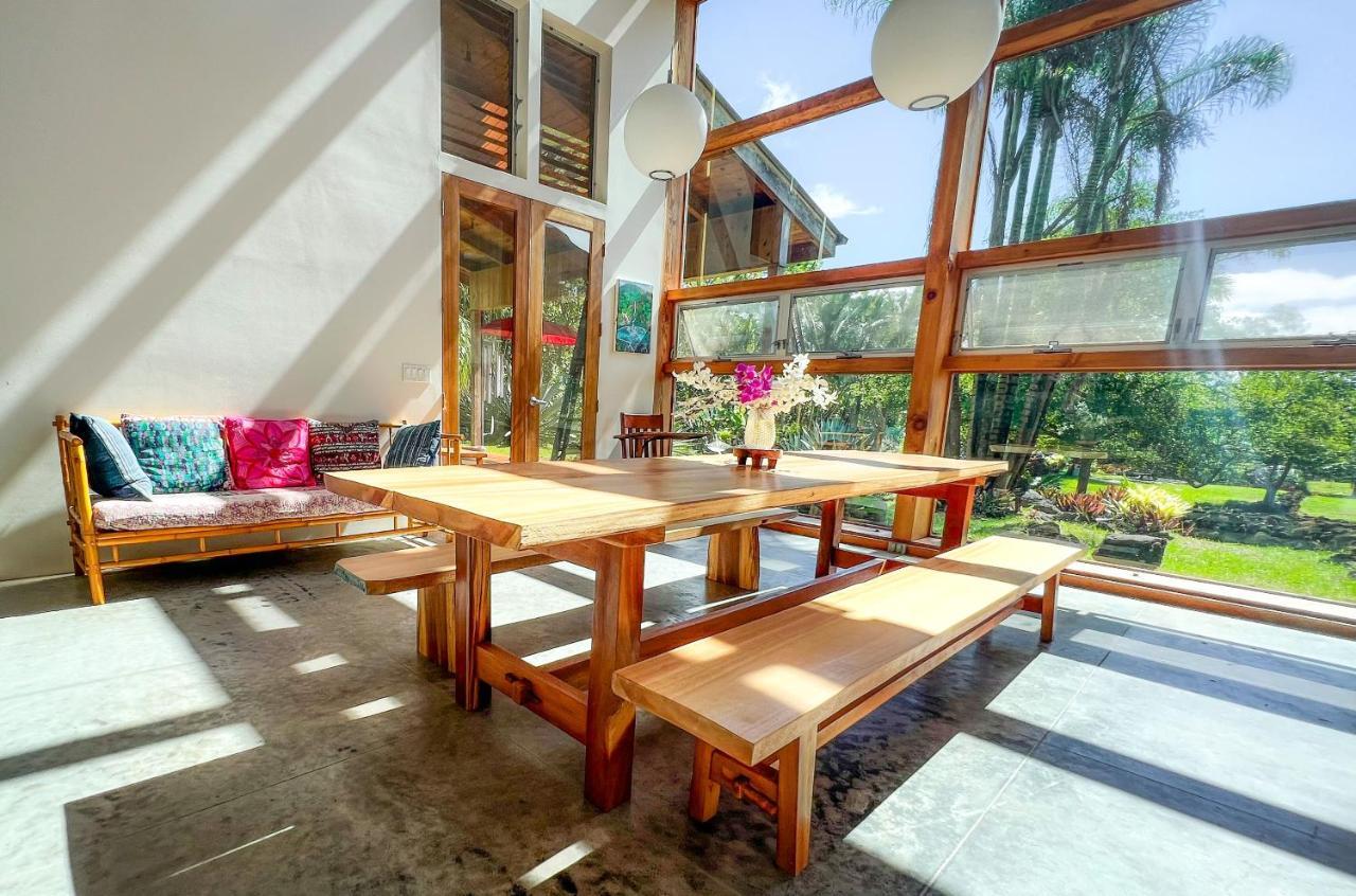 Jungle Haven Ocean Front Eco Villa On Fruit Farm Pahoa Exterior foto