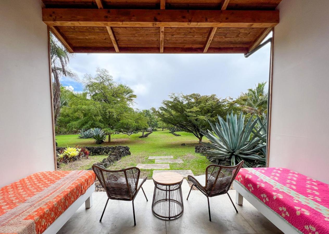 Jungle Haven Ocean Front Eco Villa On Fruit Farm Pahoa Exterior foto