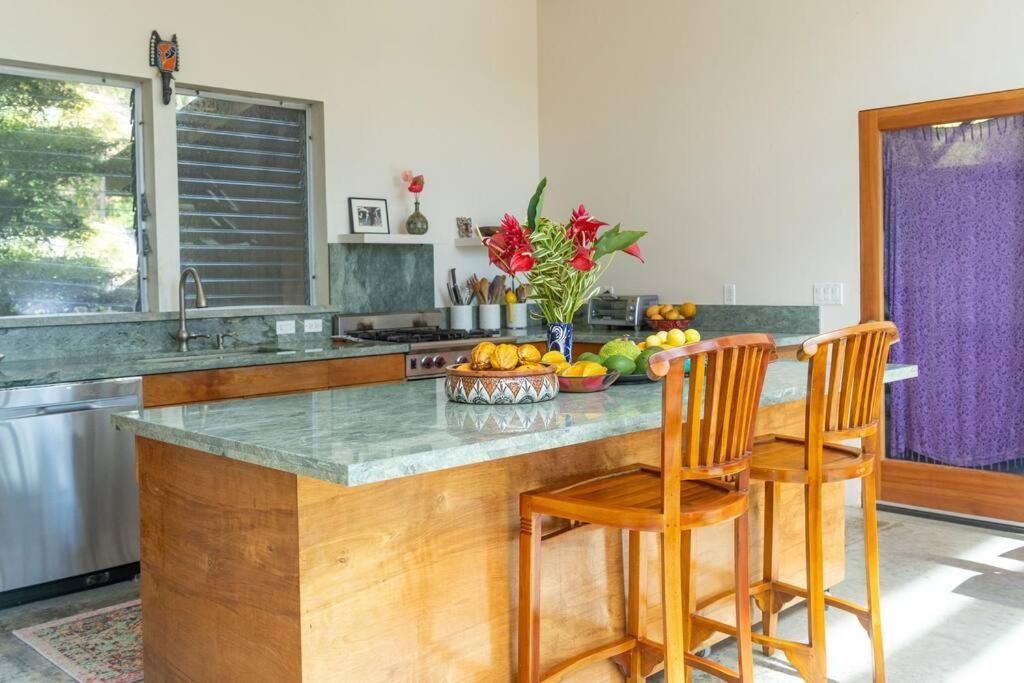 Jungle Haven Ocean Front Eco Villa On Fruit Farm Pahoa Exterior foto