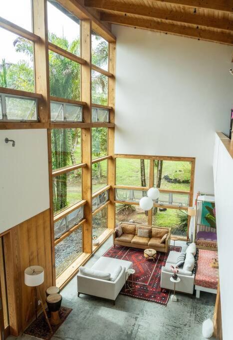 Jungle Haven Ocean Front Eco Villa On Fruit Farm Pahoa Exterior foto