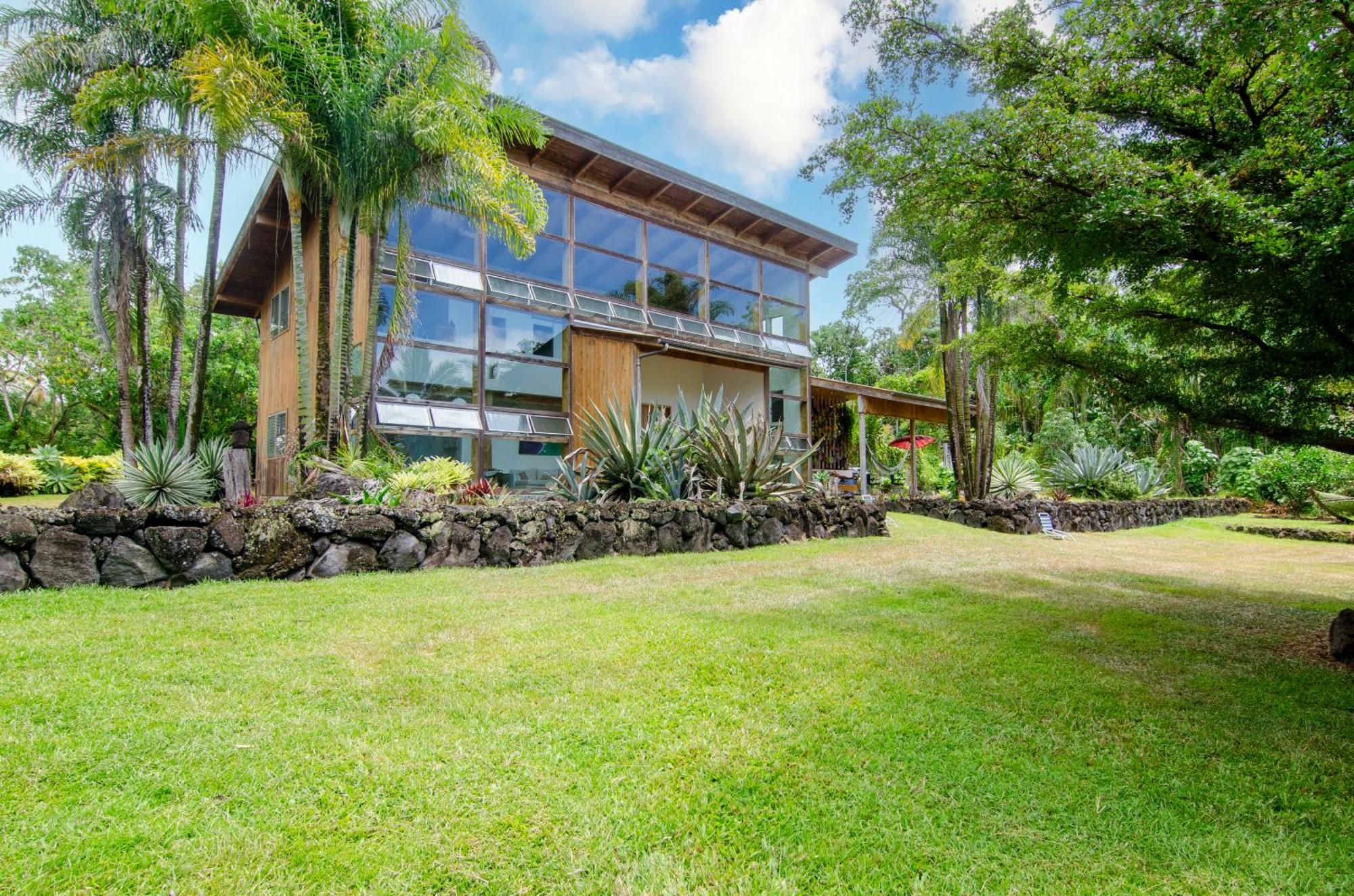 Jungle Haven Ocean Front Eco Villa On Fruit Farm Pahoa Exterior foto
